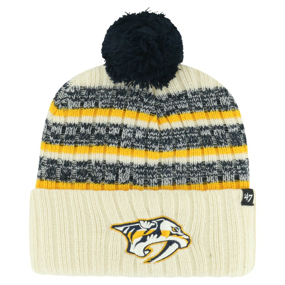 Nashville Predators '47 Tavern Cuffed Knit Hat with Pom