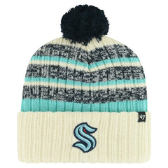 Seattle Kraken '47 Tavern Cuffed Knit Hat with Pom