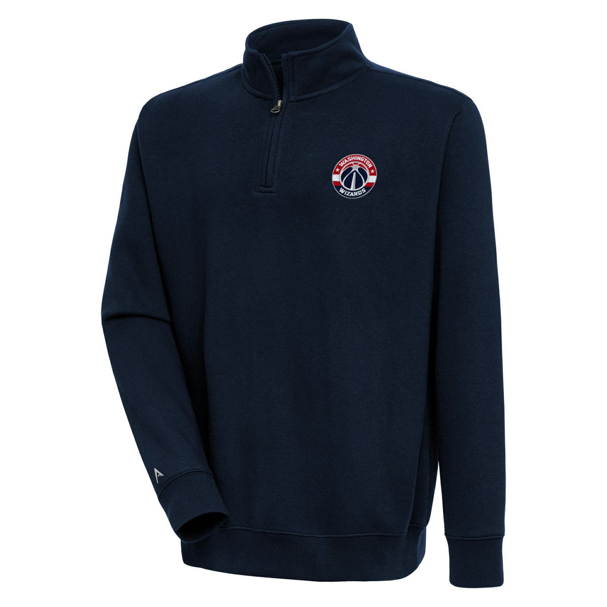 Washington Wizards Antigua Victory Quarter-Zip Pullover Top - Navy discount