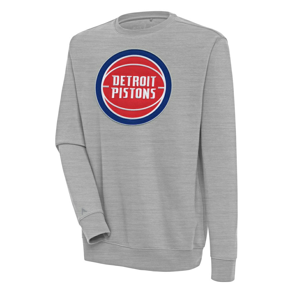 Detroit Pistons Antigua Victory Pullover Sweatshirt sale - Heather Gray online