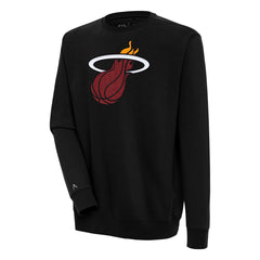 Miami Heat Antigua Victory Pullover Sweatshirt - Black online