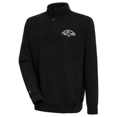NFL Baltimore Ravens Antigua Victory Quarter-Zip Pullover Top