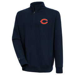 NFL Chicago Bears Antigua Victory Quarter-Zip Pullover Top