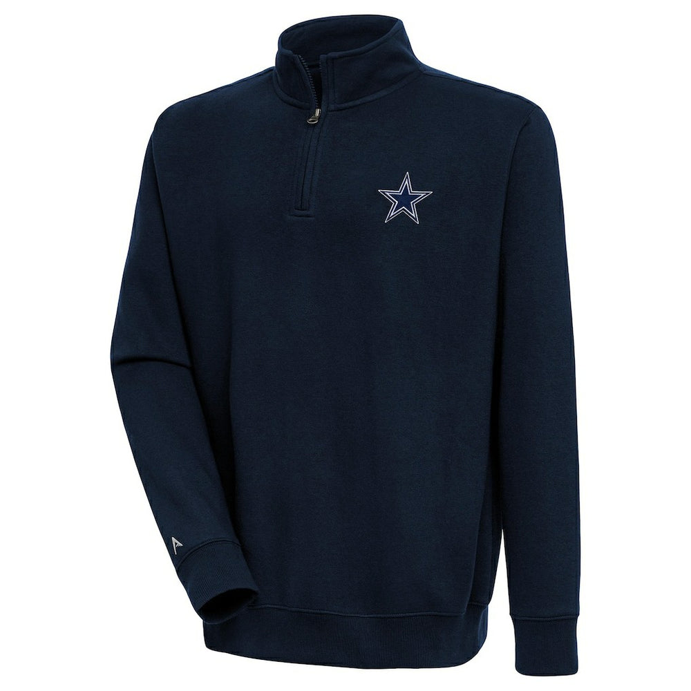 NFL Dallas Cowboys Antigua Victory Quarter-Zip Pullover Top
