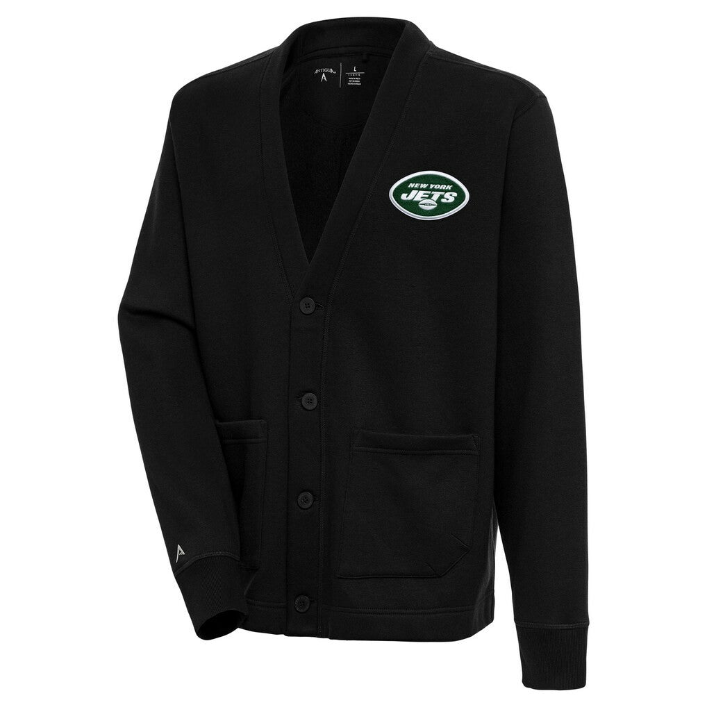 NFL New York Jets Antigua Victory Button-Up Cardigan