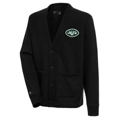 NFL New York Jets Antigua Victory Button-Up Cardigan