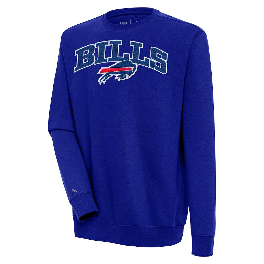 NFL Buffalo Bills Antigua Victory Chenille Pullover Sweatshirt