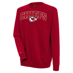 NFL Kansas City Chiefs Antigua Victory Chenille Pullover Sweatshirt