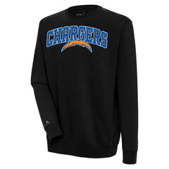 NFL Los Angeles Chargers Antigua Victory Chenille Pullover Sweatshirt