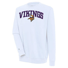 NFL Minnesota Vikings Antigua Victory Chenille Pullover Sweatshirt