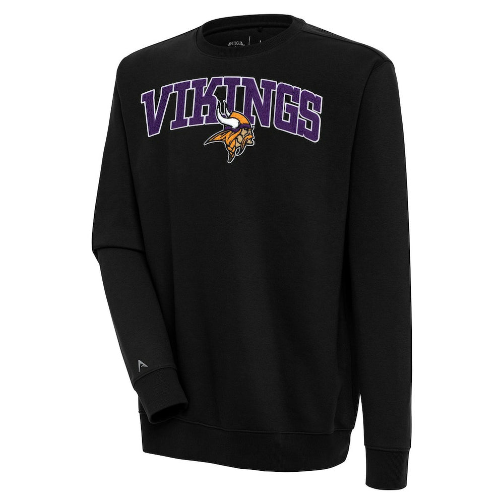NFL Minnesota Vikings Antigua Victory Chenille Pullover Sweatshirt