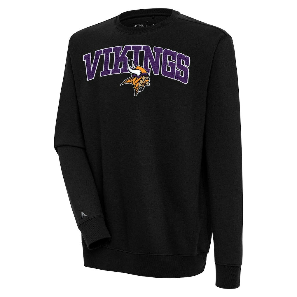 NFL Minnesota Vikings Antigua Victory Chenille Pullover Sweatshirt