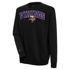 NFL Minnesota Vikings Antigua Victory Chenille Pullover Sweatshirt
