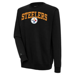 NFL Pittsburgh Steelers Antigua Victory Chenille Pullover Sweatshirt