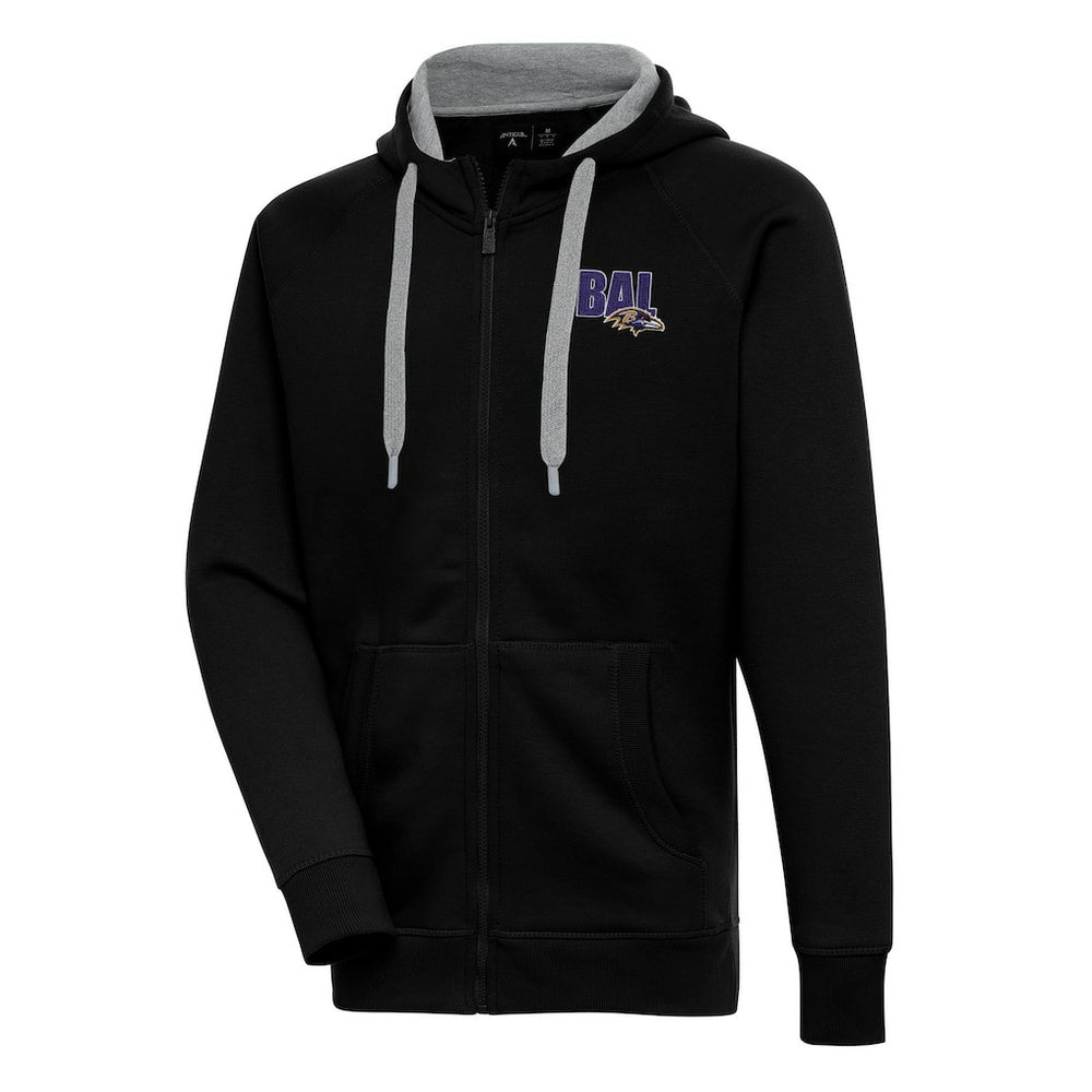 NFL Baltimore Ravens Antigua Victory Full-Zip Hoodie