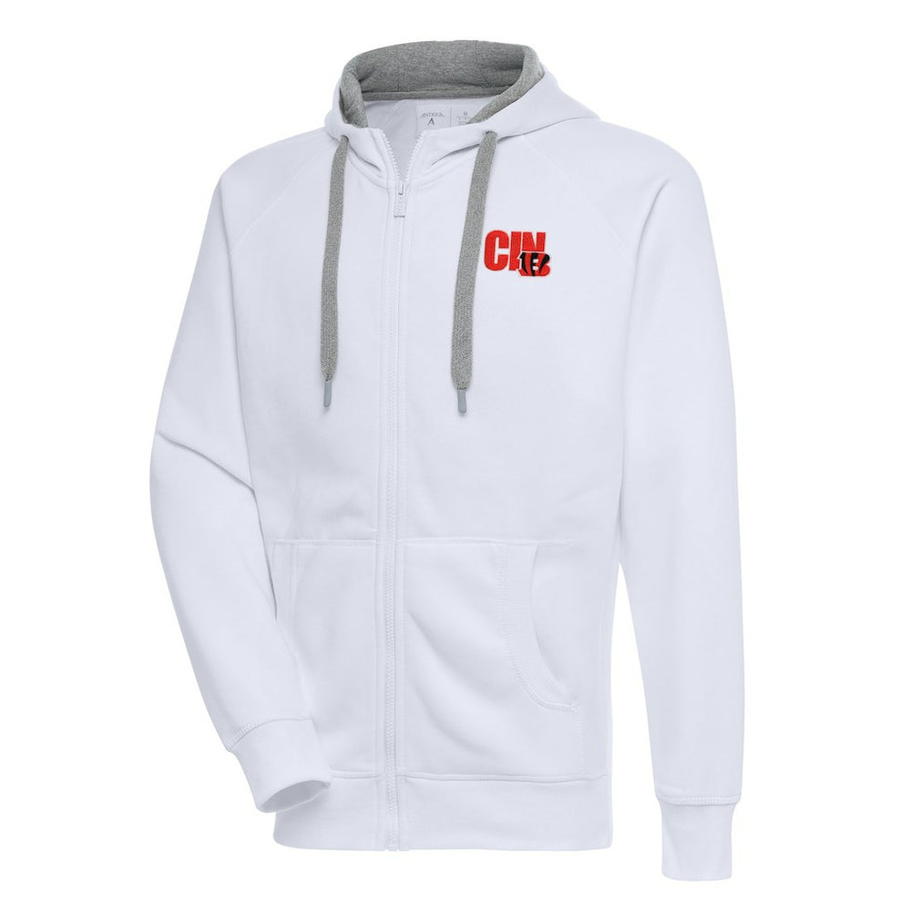 NFL Cincinnati Bengals Antigua Victory Full-Zip Hoodie