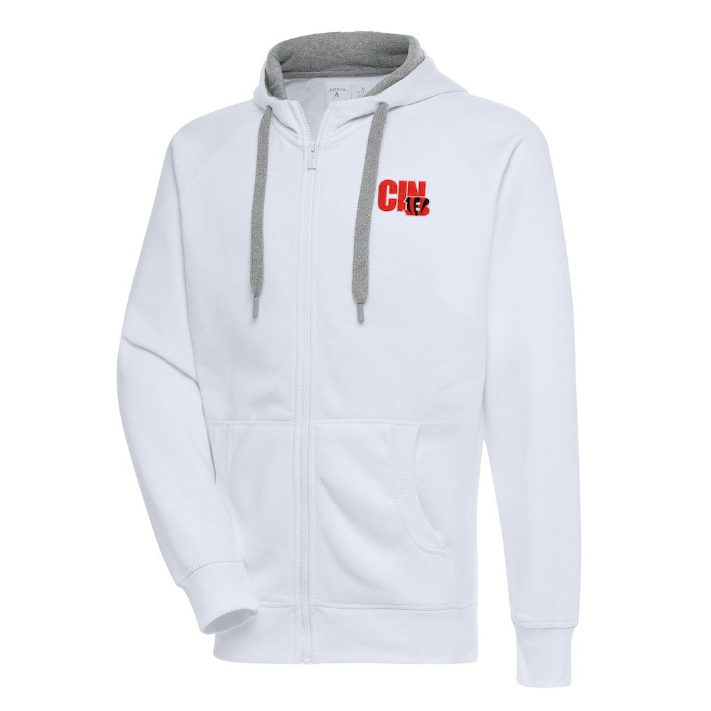 NFL Cincinnati Bengals Antigua Victory Full-Zip Hoodie