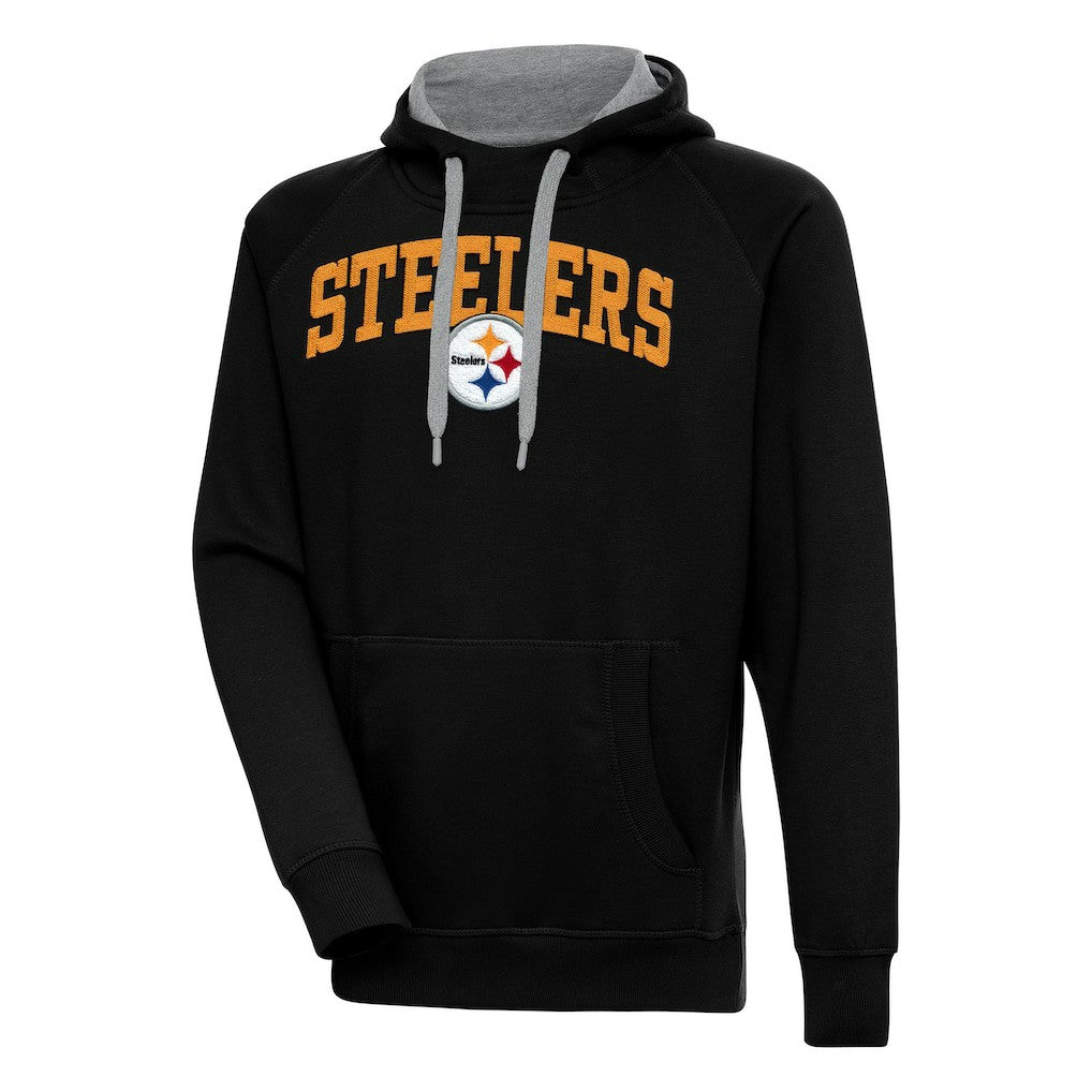 NFL Pittsburgh Steelers Antigua Victory Pullover Hoodie