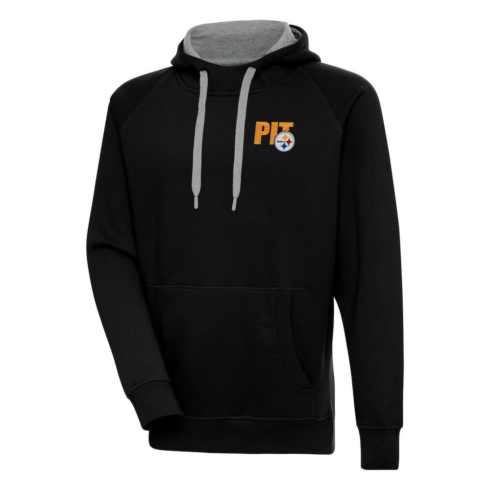 NFL Pittsburgh Steelers Antigua Victory Pullover Hoodie