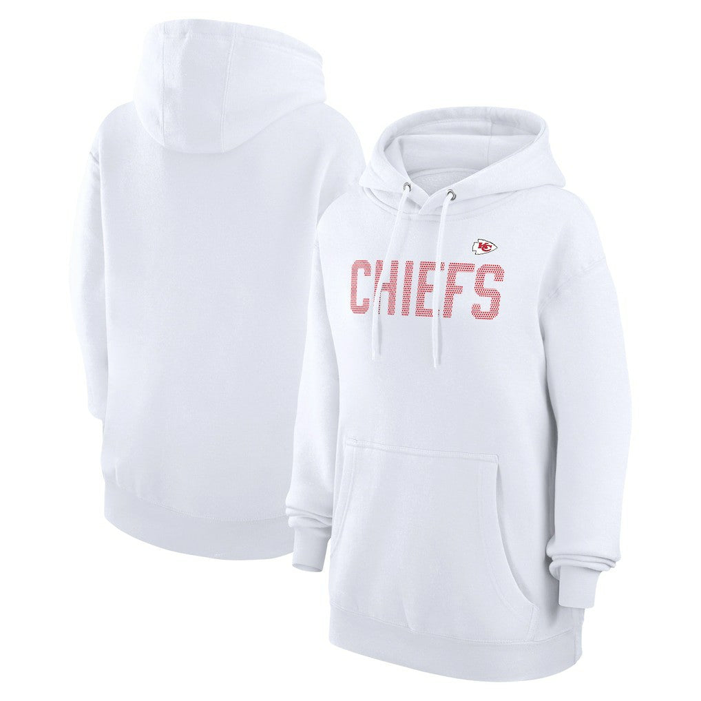 NFL Kansas City Chiefs G-III 4Her by Carl Banks Women's Dot Print Pullover Hoodie