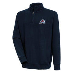 Colorado Avalanche Antigua Victory Quarter-Zip Pullover Top