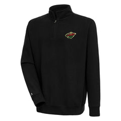 Minnesota Wild Antigua Victory Quarter-Zip Pullover Top