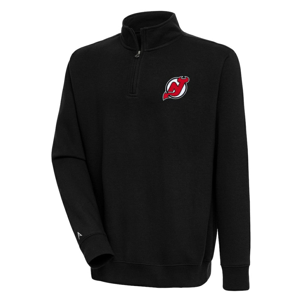 New Jersey Devils Antigua Victory Quarter-Zip Pullover Top
