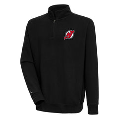 New Jersey Devils Antigua Victory Quarter-Zip Pullover Top