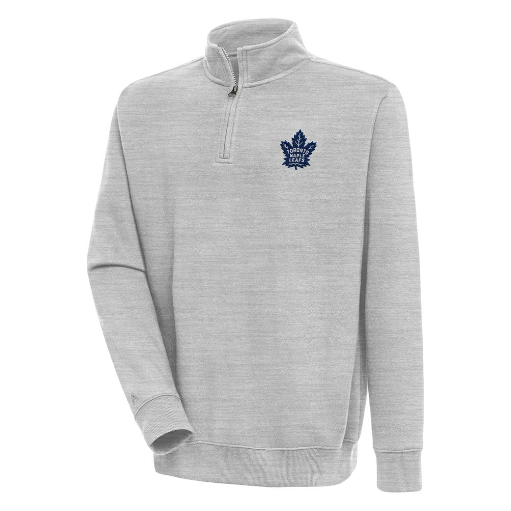 Toronto Maple Leafs Antigua Victory Quarter-Zip Pullover Top