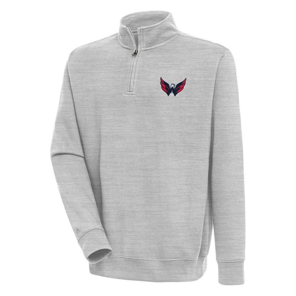 Washington Capitals Antigua Victory Quarter-Zip Pullover Top