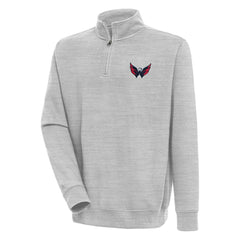 Washington Capitals Antigua Victory Quarter-Zip Pullover Top