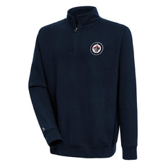 Winnipeg Jets Antigua Victory Quarter-Zip Pullover Top