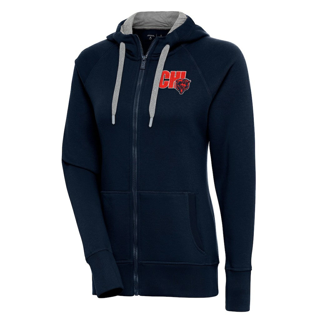 NFL Chicago Bears Antigua Women's Victory Full-Zip Hoodie