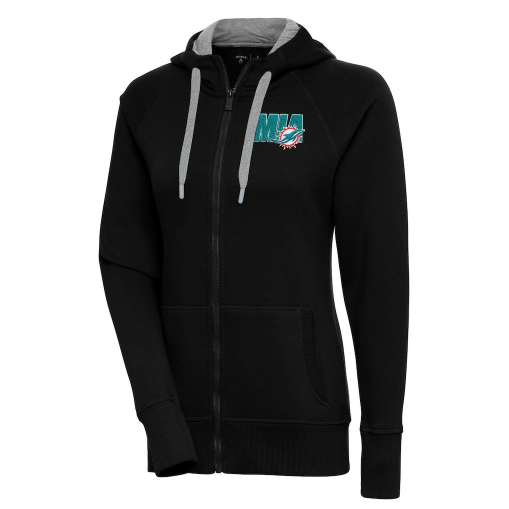 NFL Miami Dolphins Antigua Women's Victory Full-Zip Hoodie