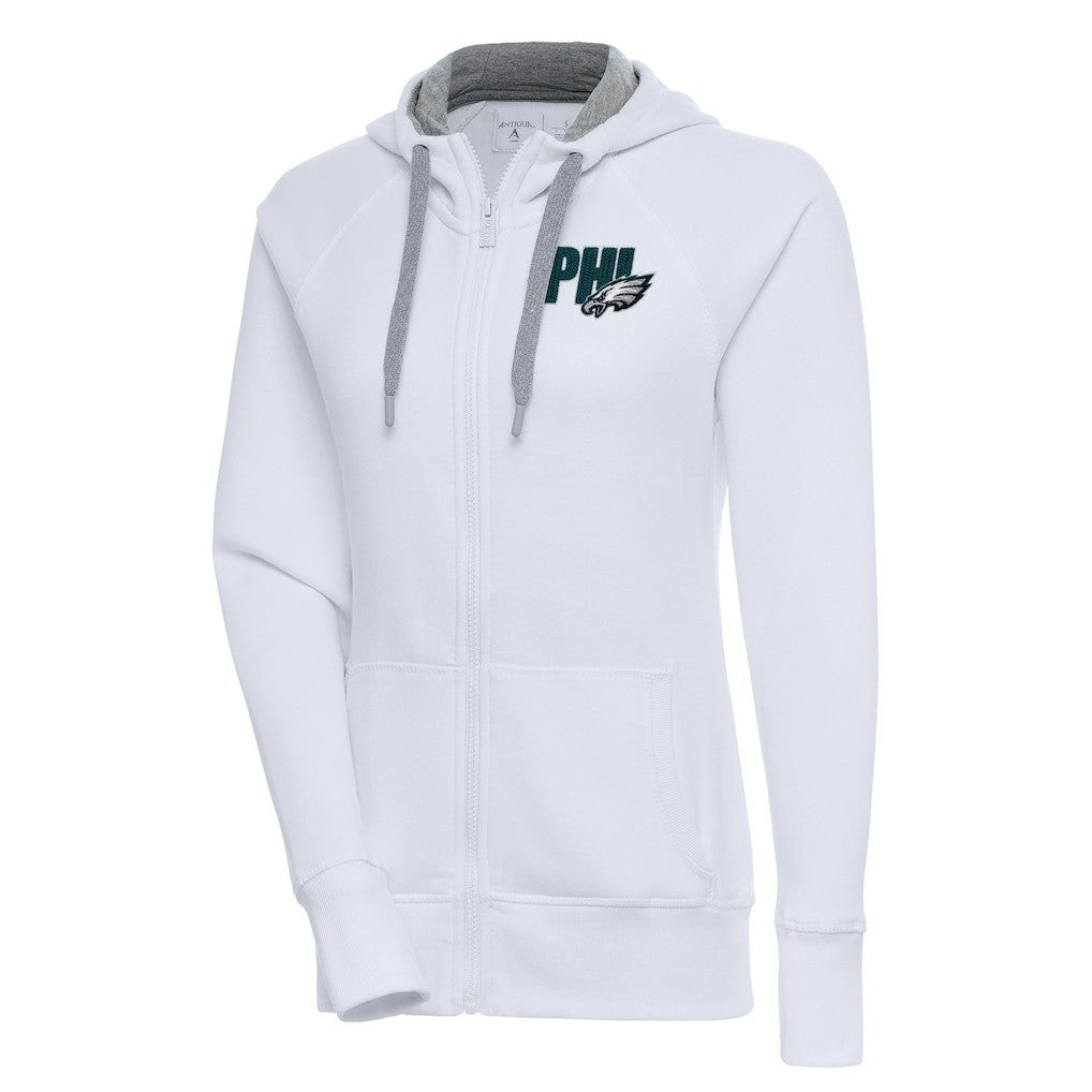 NFL Philadelphia Eagles Antigua Women's Victory Full-Zip Hoodie