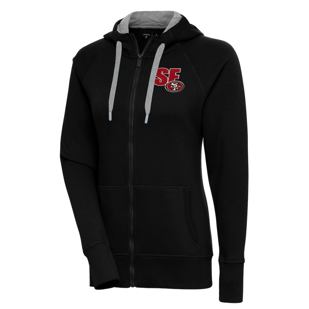 NFL San Francisco 49ers Antigua Women's Victory Full-Zip Hoodie