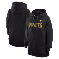 Pittsburgh Pirates G-III 4Her by Carl Banks Women's Dot Print Pullover Hoodie - Black