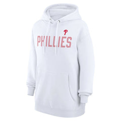 Philadelphia Phillies G-III 4Her by Carl Banks Women's Dot Print Pullover Hoodie - White