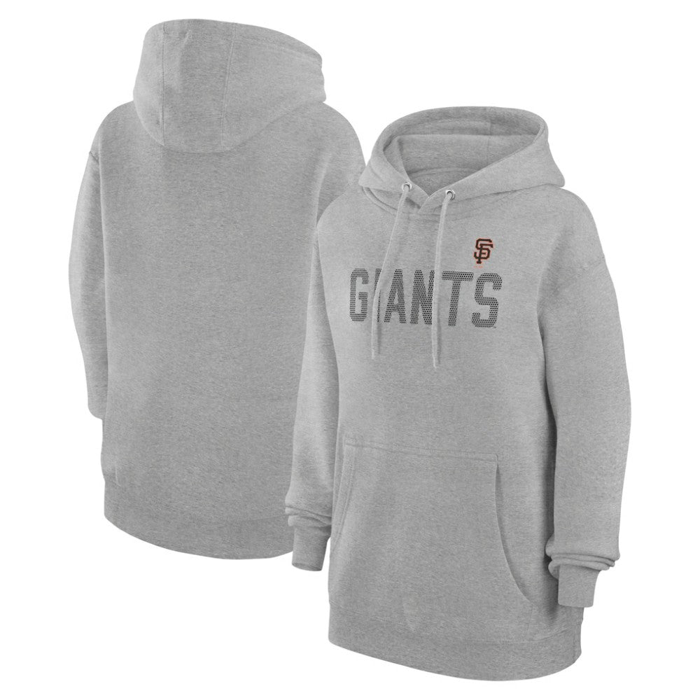 San Francisco Giants G-III 4Her by Carl Banks Women's Dot Print Pullover Hoodie - Gray