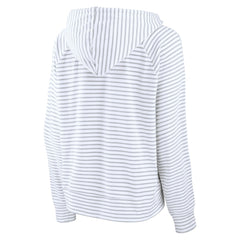 NFL Tennessee Titans Women's Striped Notch Neck Pullover Hoodie