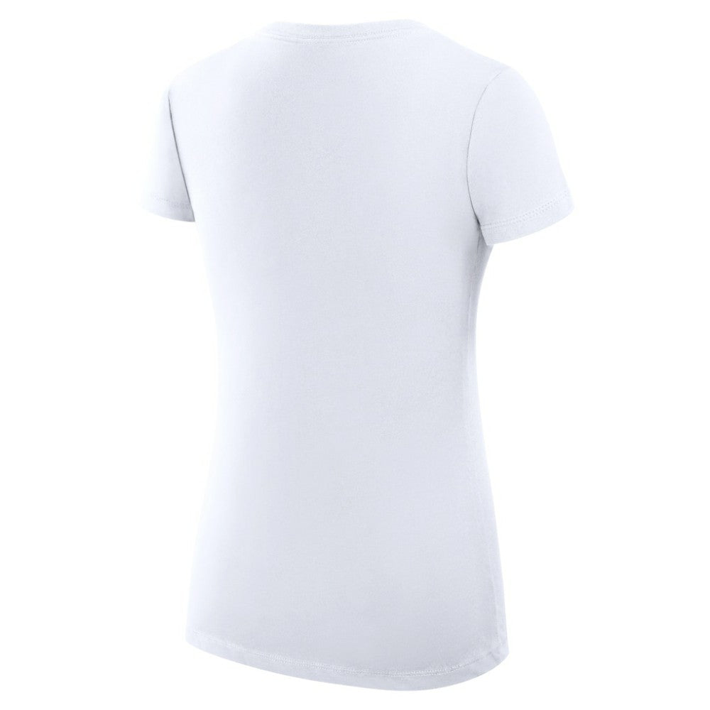 Pittsburgh Pirates G-III 4Her by Carl Banks Women's Super-Slim Fit Lightweight Dot Print V-Neck T-Shirt - White
