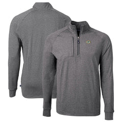 NFL Green Bay Packers Cutter & Buck Big & Tall Adapt Eco Knit Quarter-Zip Pullover Top