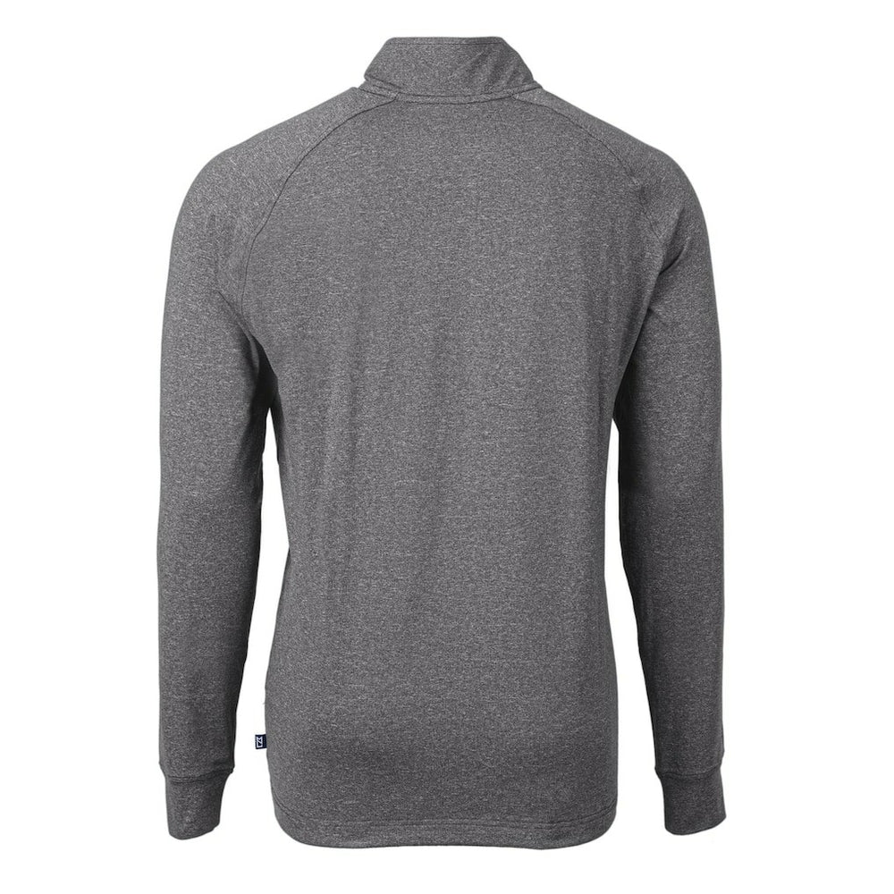 NFL Minnesota Vikings Cutter & Buck Big & Tall Adapt Eco Knit Quarter-Zip Pullover Top