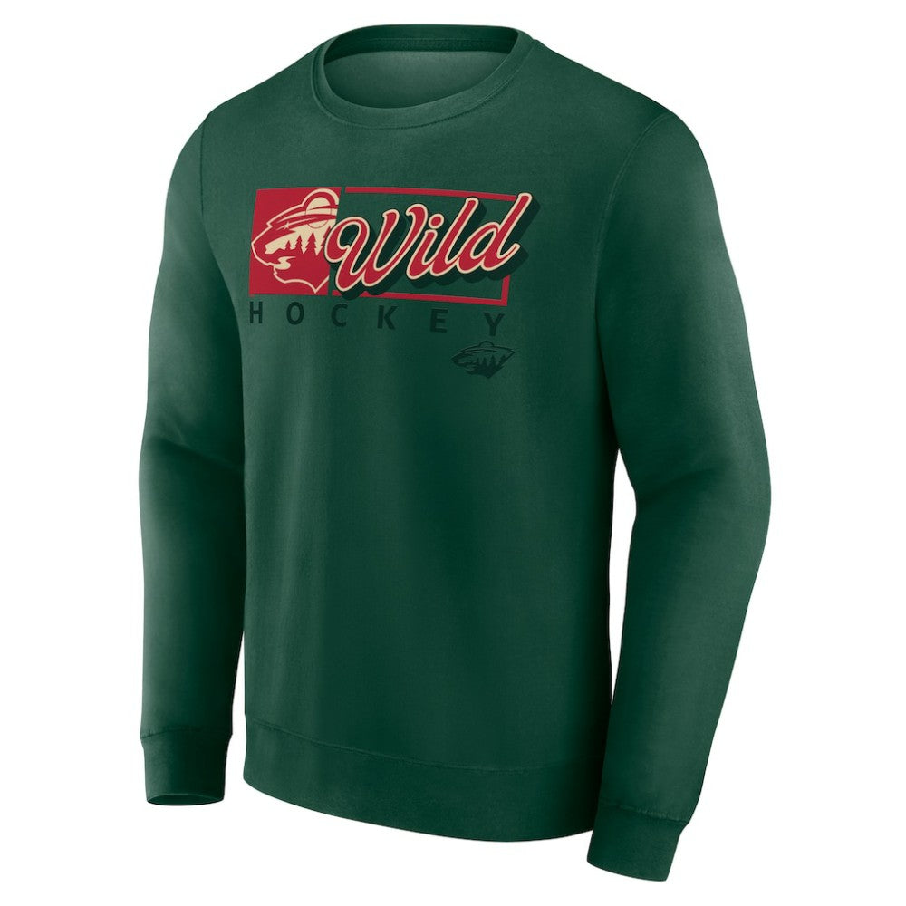 Minnesota Wild Fanatics Focus Fleece Pullover Sweatshirt