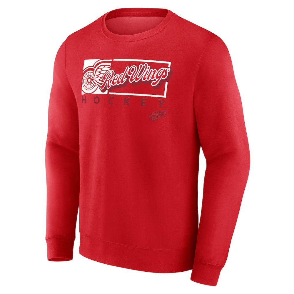 Detroit Red Wings Fanatics Focus Fleece Pullover Sweatshirt