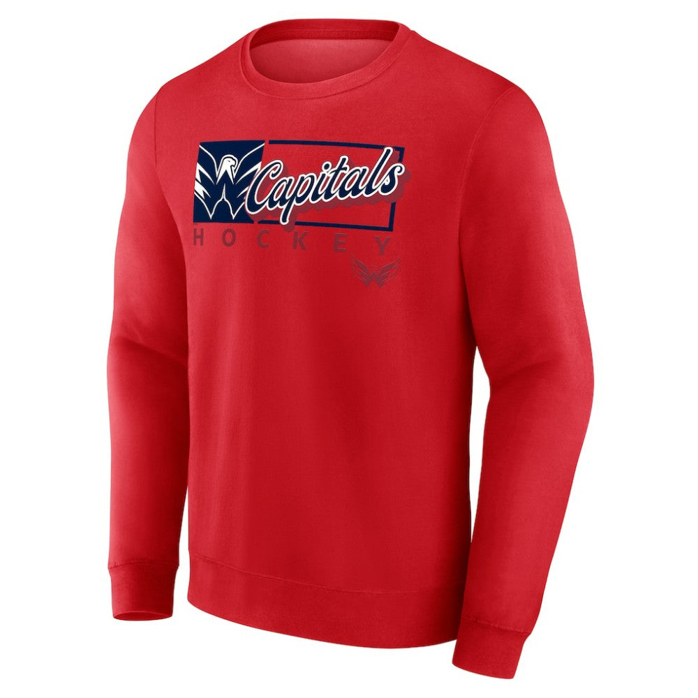 Washington Capitals Fanatics Focus Fleece Pullover Sweatshirt