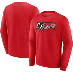 New Jersey Devils Fanatics Focus Fleece Pullover Sweatshirt