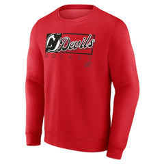 New Jersey Devils Fanatics Focus Fleece Pullover Sweatshirt