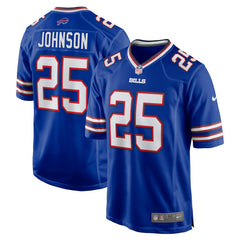 NFL Buffalo Bills Ty Johnson  Team Game Jersey