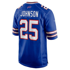 NFL Buffalo Bills Ty Johnson  Team Game Jersey